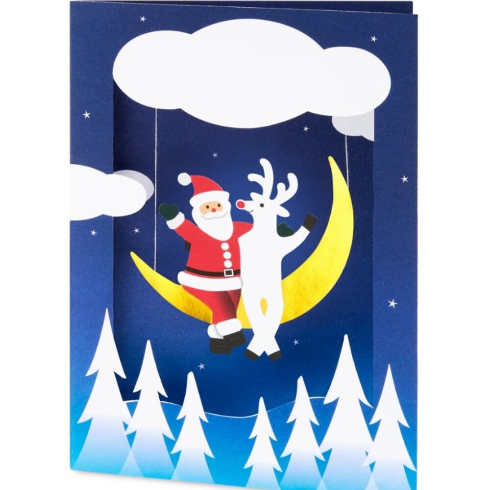 Santa’s Buddy Holiday Pop-Up Cards - Set of 8 MoMA